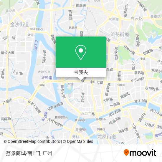 荔景商城-南1门地图