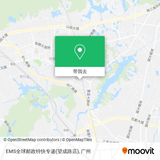 EMS全球邮政特快专递(望成路店)地图