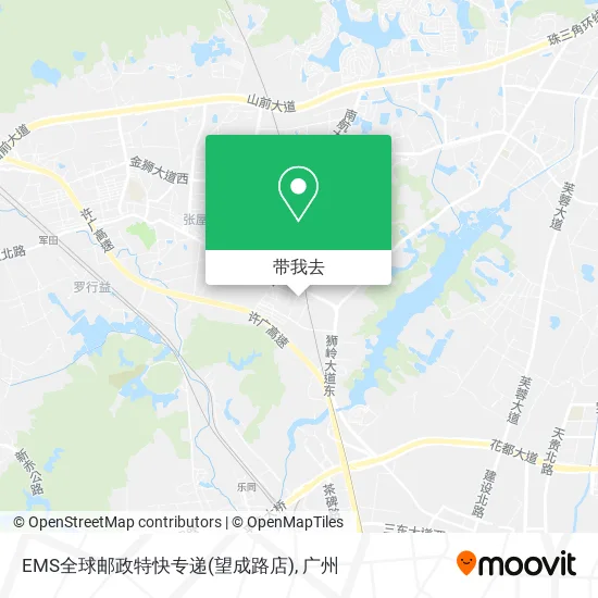 EMS全球邮政特快专递(望成路店)地图