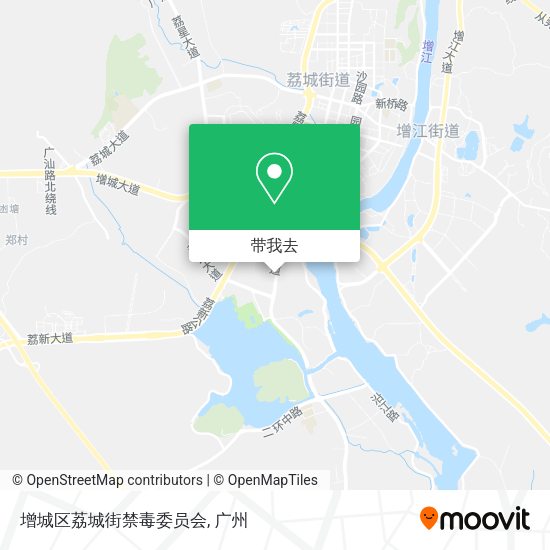 增城区荔城街禁毒委员会地图