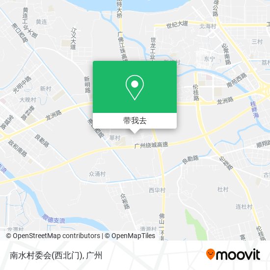 南水村委会(西北门)地图