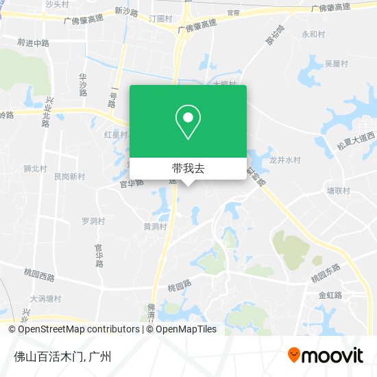 佛山百活木门地图
