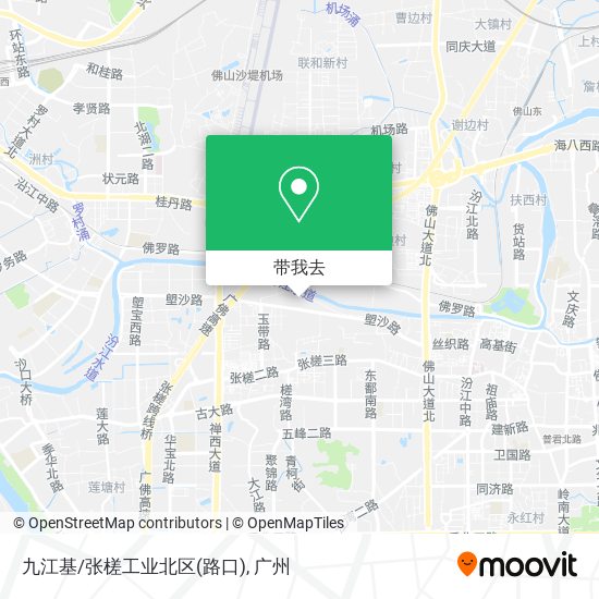 九江基/张槎工业北区(路口)地图