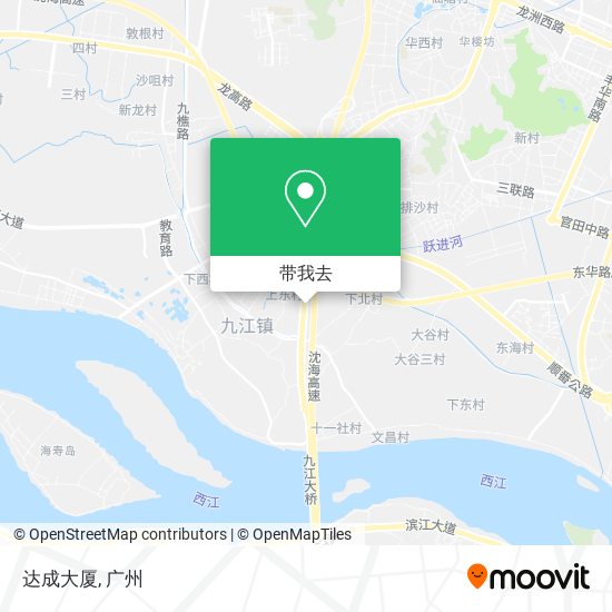 达成大厦地图