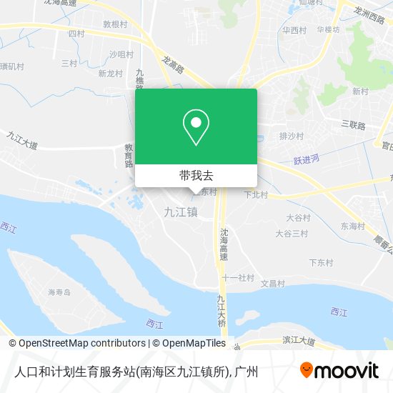 人口和计划生育服务站(南海区九江镇所)地图