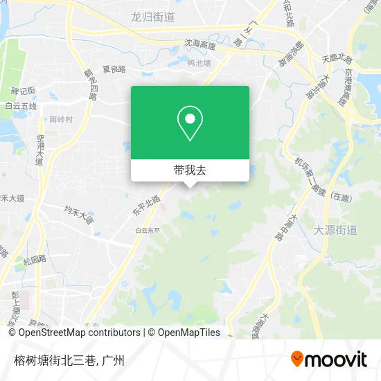 榕树塘街北三巷地图