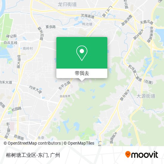 榕树塘工业区-东门地图