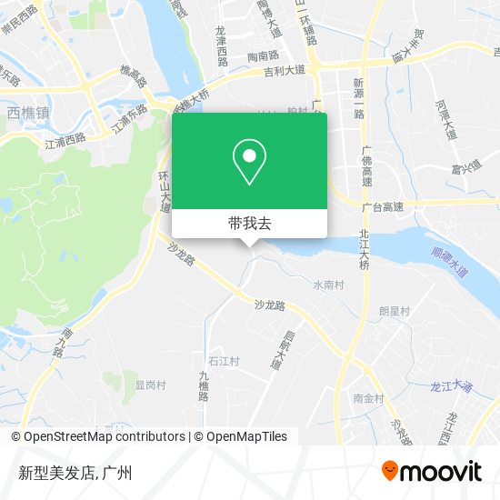 新型美发店地图