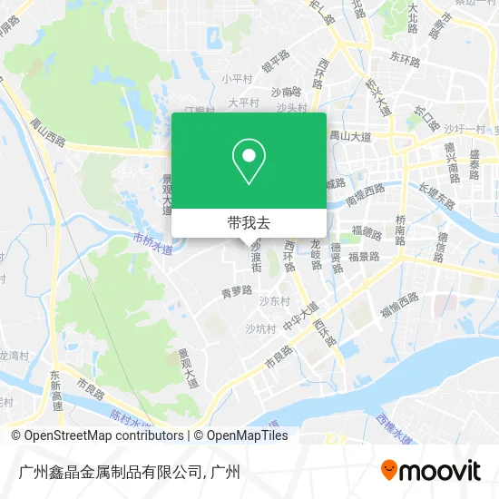 广州鑫晶金属制品有限公司地图