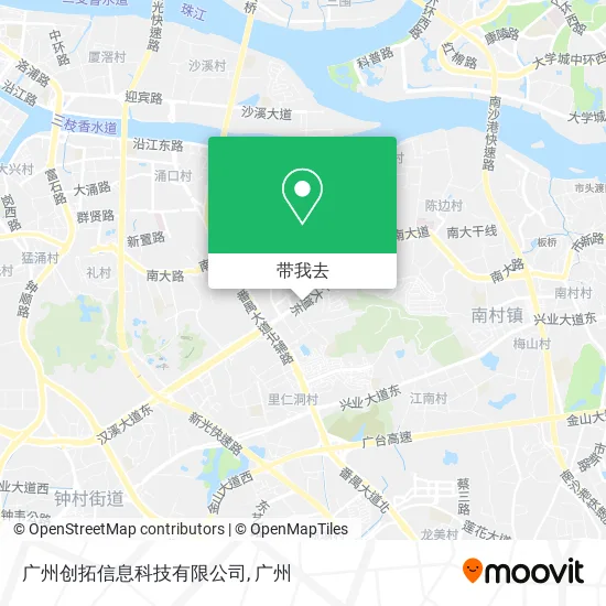 广州创拓信息科技有限公司地图