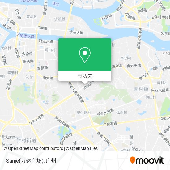 Sanje(万达广场)地图