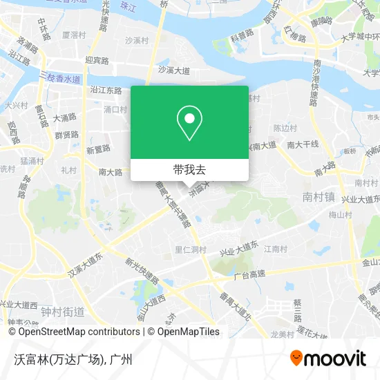 沃富林(万达广场)地图