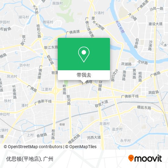 优思顿(平地店)地图