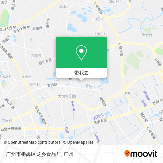 广州市番禺区龙乡食品厂地图