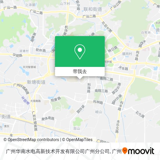 广州华南水电高新技术开发有限公司广州分公司地图