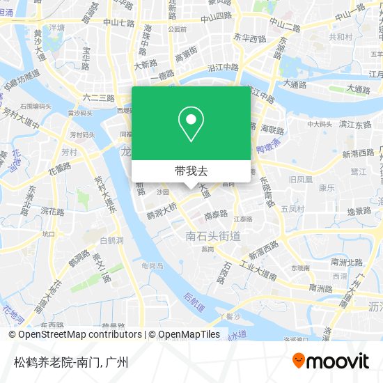 松鹤养老院-南门地图