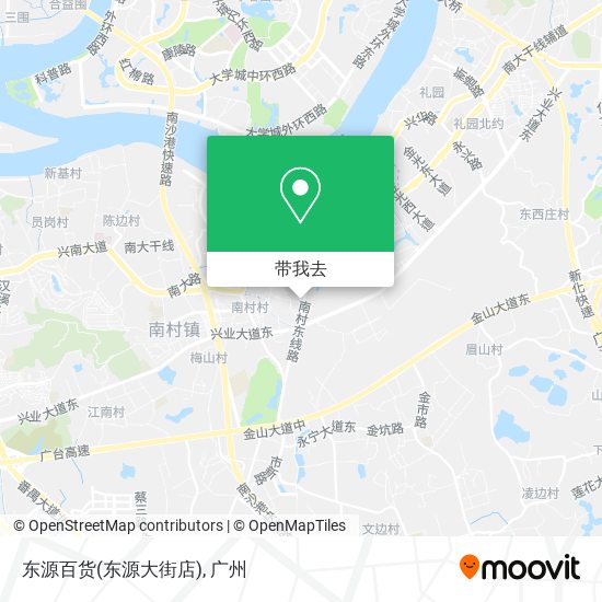 东源百货(东源大街店)地图