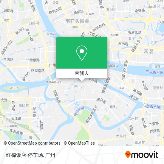 红棉饭店-停车场地图