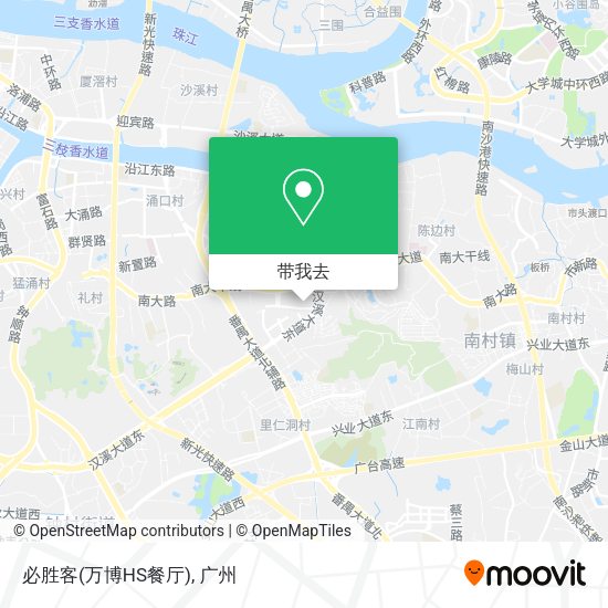 必胜客(万博HS餐厅)地图
