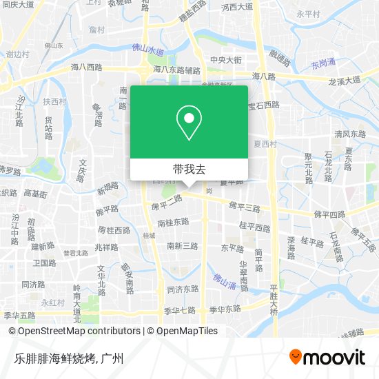 乐腓腓海鲜烧烤地图