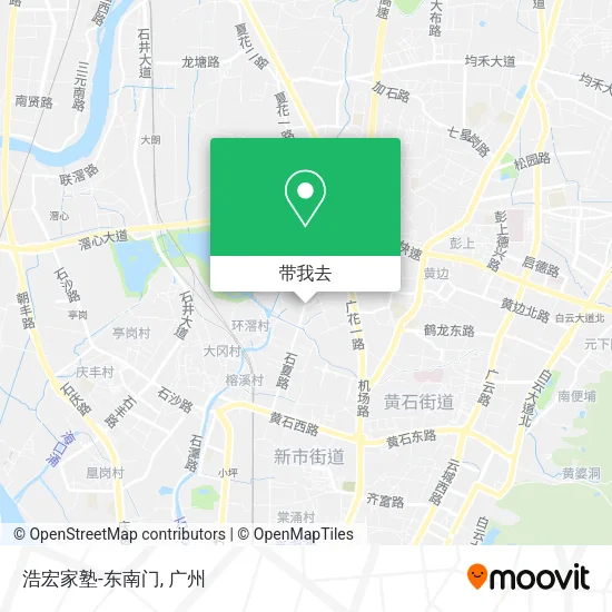 浩宏家塾-东南门地图