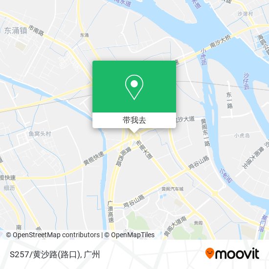 S257/黄沙路(路口)地图