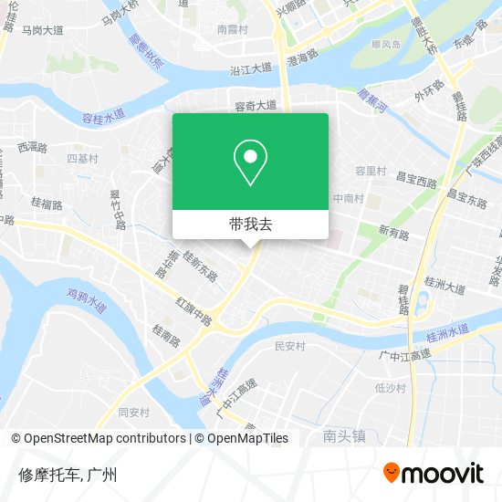 修摩托车地图