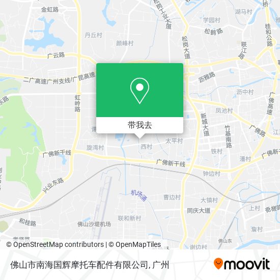 佛山市南海国辉摩托车配件有限公司地图