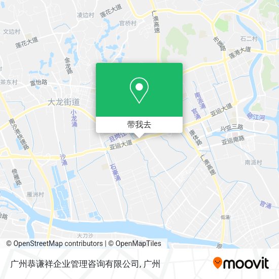 广州恭谦祥企业管理咨询有限公司地图