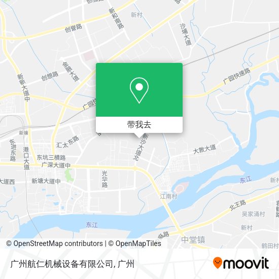 广州航仁机械设备有限公司地图