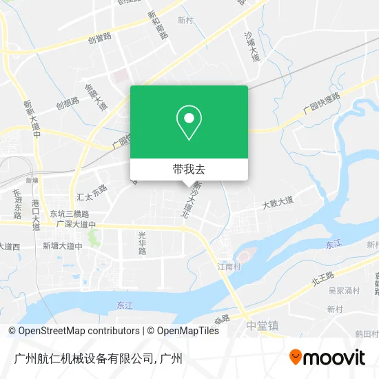 广州航仁机械设备有限公司地图