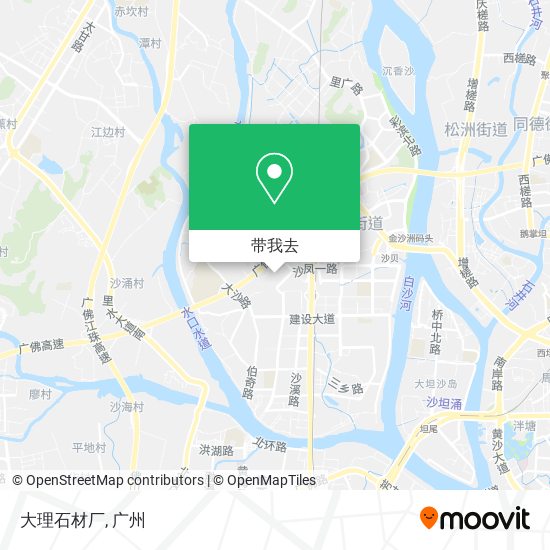 大理石材厂地图