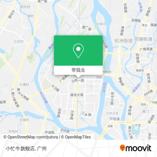 小忙牛旗舰店地图