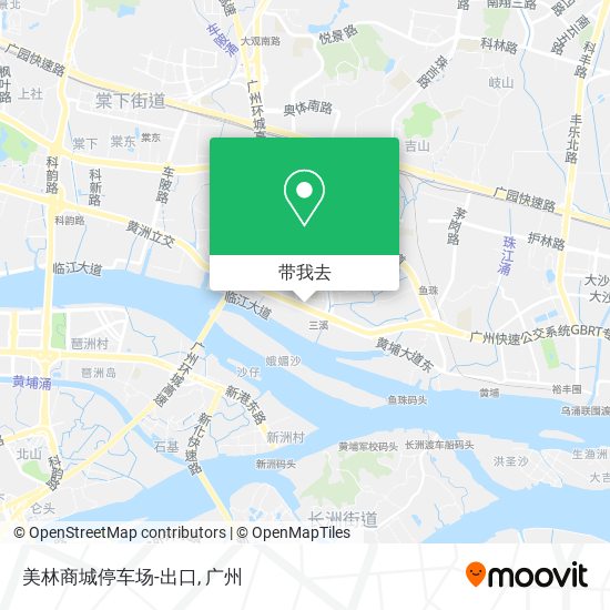 美林商城停车场-出口地图
