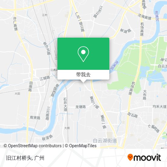 旧江村桥头地图