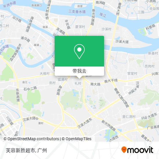 芙容新胜超市地图