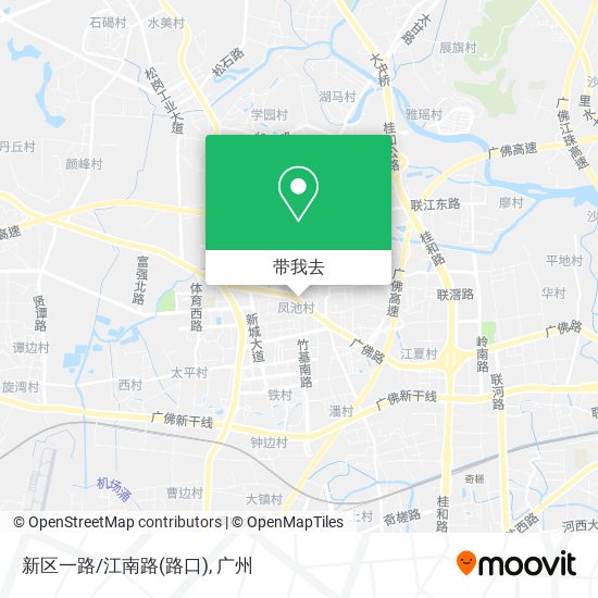 新区一路/江南路(路口)地图