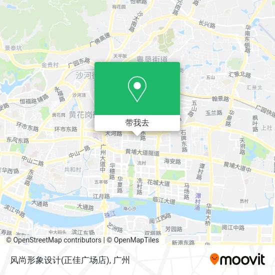 风尚形象设计(正佳广场店)地图