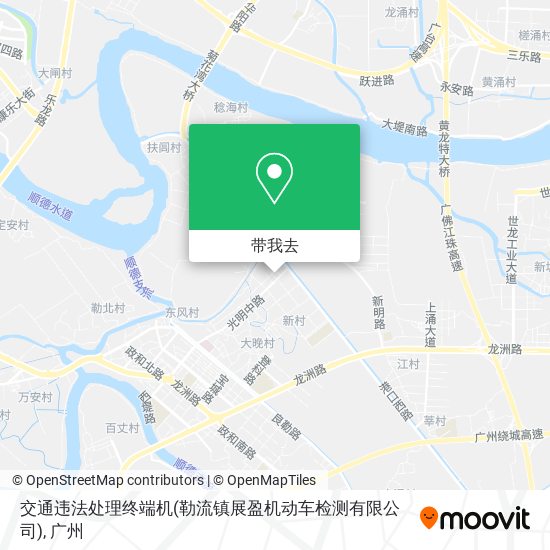 交通违法处理终端机(勒流镇展盈机动车检测有限公司)地图