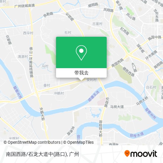 南国西路/石龙大道中(路口)地图