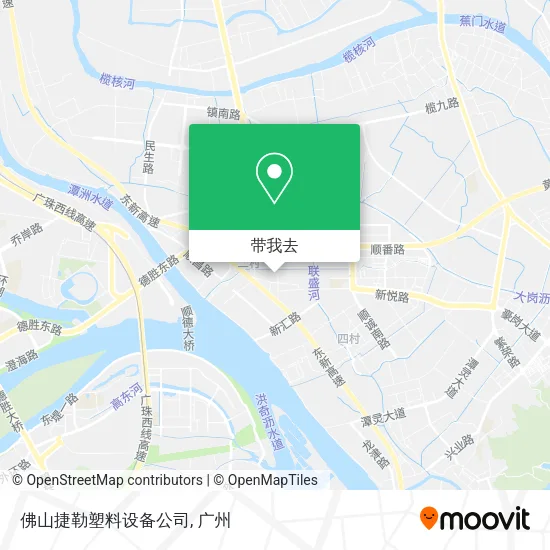 佛山捷勒塑料设备公司地图