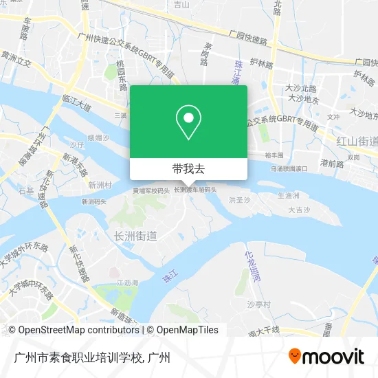 广州市素食职业培训学校地图