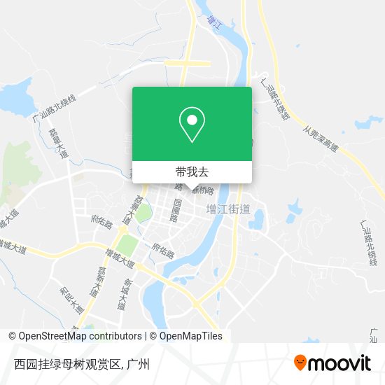 西园挂绿母树观赏区地图