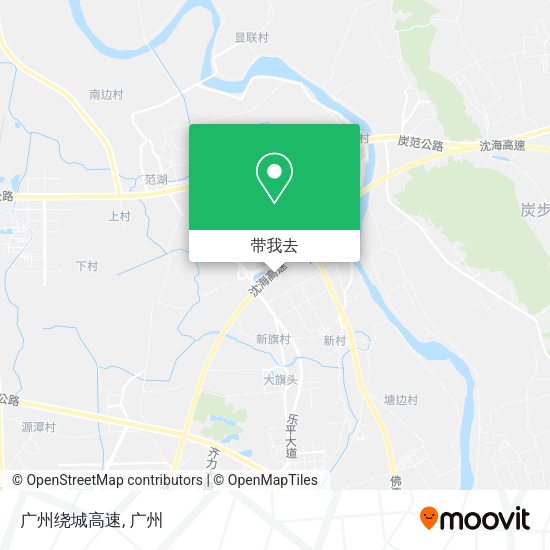 广州绕城高速地图