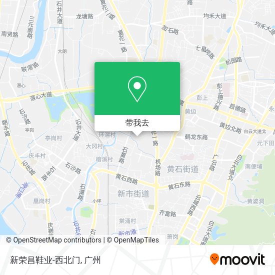 新荣昌鞋业-西北门地图