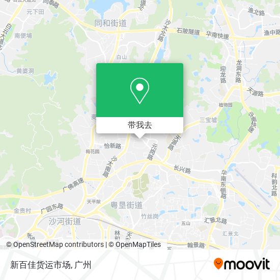新百佳货运市场地图