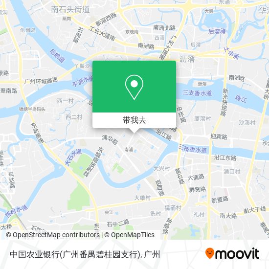 中国农业银行(广州番禺碧桂园支行)地图