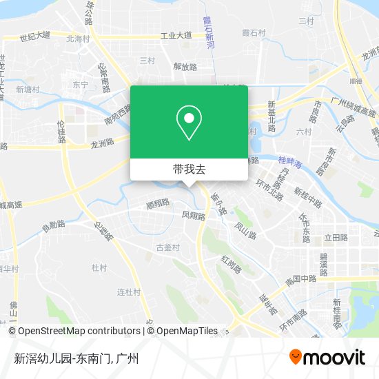 新滘幼儿园-东南门地图