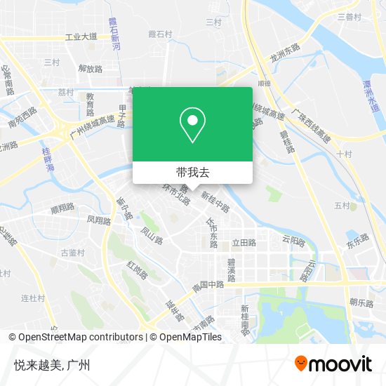 悦来越美地图