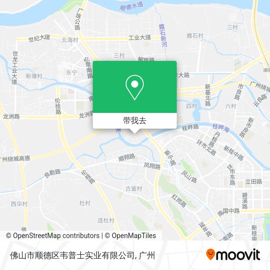 佛山市顺德区韦普士实业有限公司地图